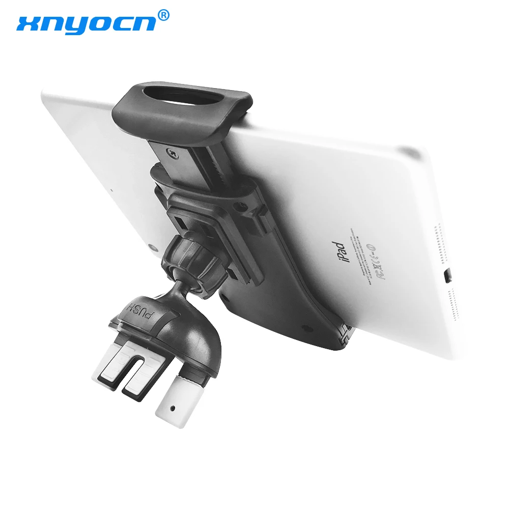 

360 Rotation Universal CD Slot and Air Vent Both Can Use Car Tablet Mount Holder for7 8 9 10 Inch Ipad for Iphone5s 6S 7 Xiaomi