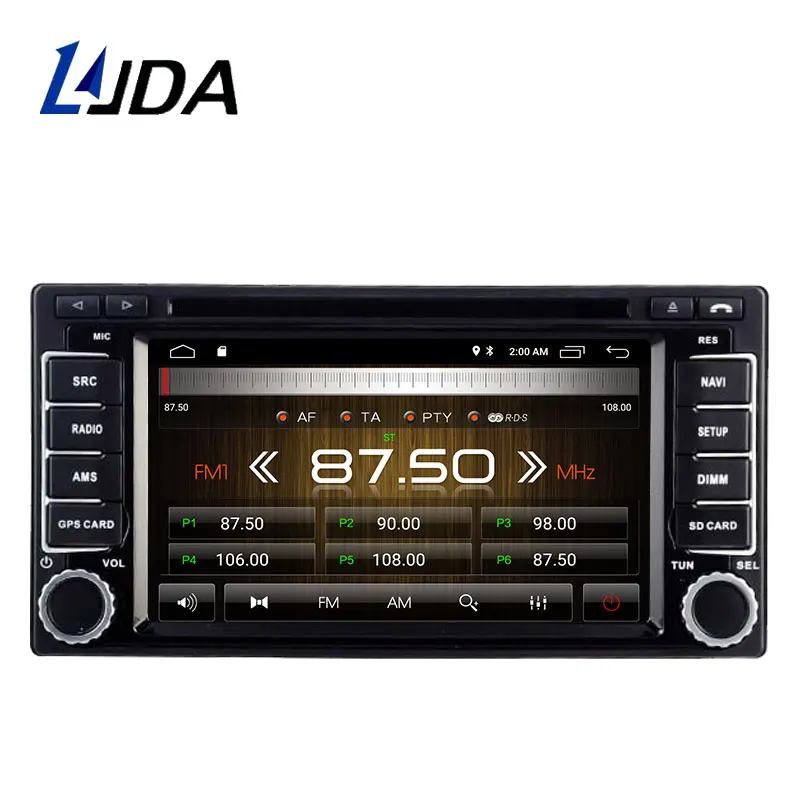 Sale LJDA 2 Din Android 9.1 Car DVD Player For Subaru Forester Impreza 2008-2011 Wifi GPS Navi Radio 2G RAM Stereo Audio Multimedia 1