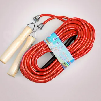 

5m 7m 10m Student Group Jump Rope Wood Handle Fitness Body Building Skip Rope
