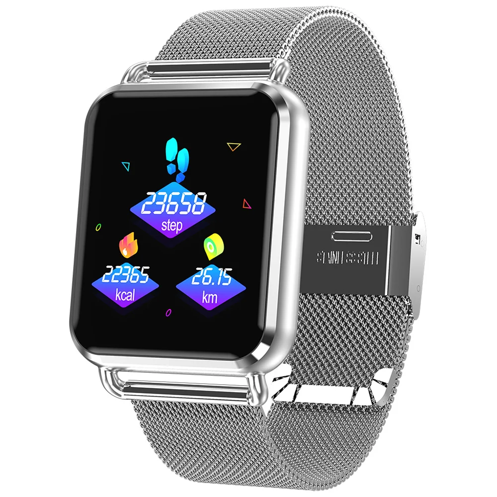 

Newwear Q3 1.3 inch Sports Smart Watch Bluetooth 4.0 64KB RAM 512KB ROM IP67 Waterproof Call Heart Rate Monitor Blood Pressure