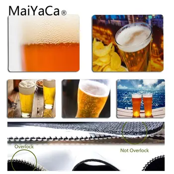 

MaiYaCa Summer Beer Mouse Pad for Laptop High Speed New Mousepad