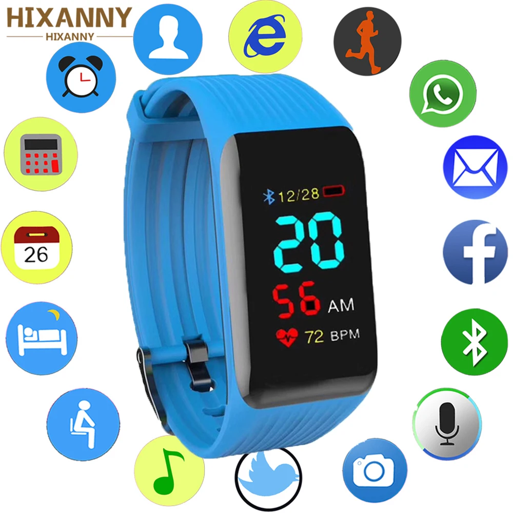 Smartband K1 плюс цветная повязка монитор сердечного ритма Фитнес трекер X1