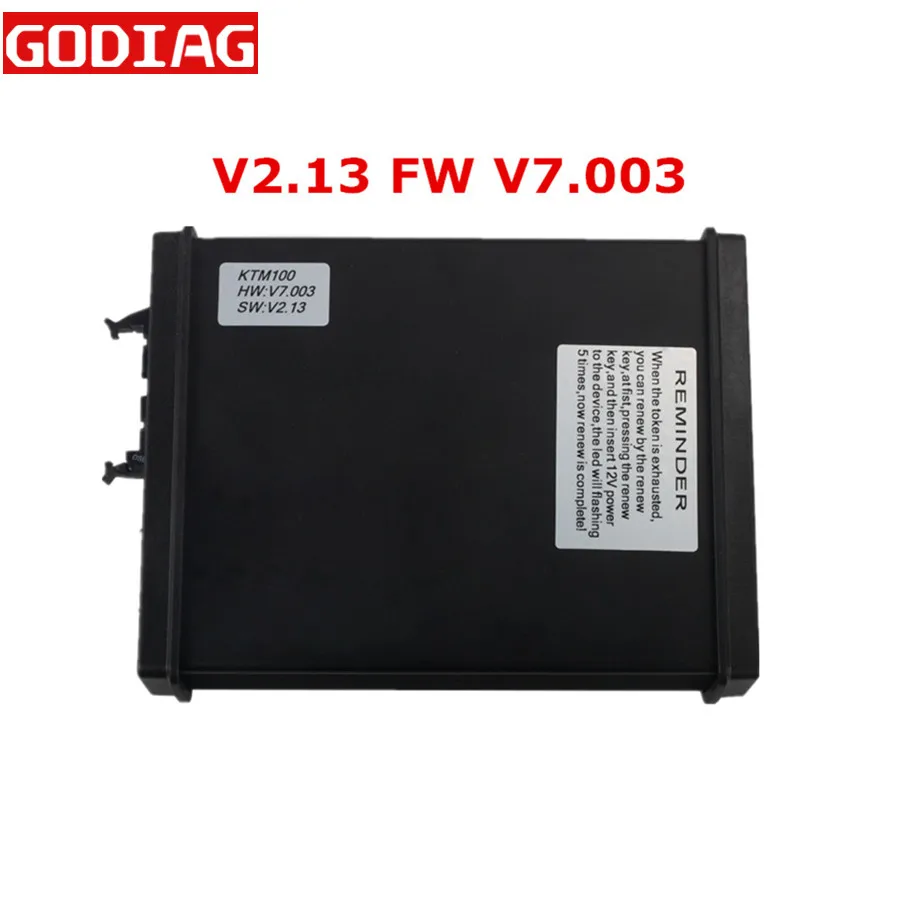 

V2.13 FW V7.003 KTM100 ECU Programming Tool Master Version with No Token Limitation KTM100 V7.003