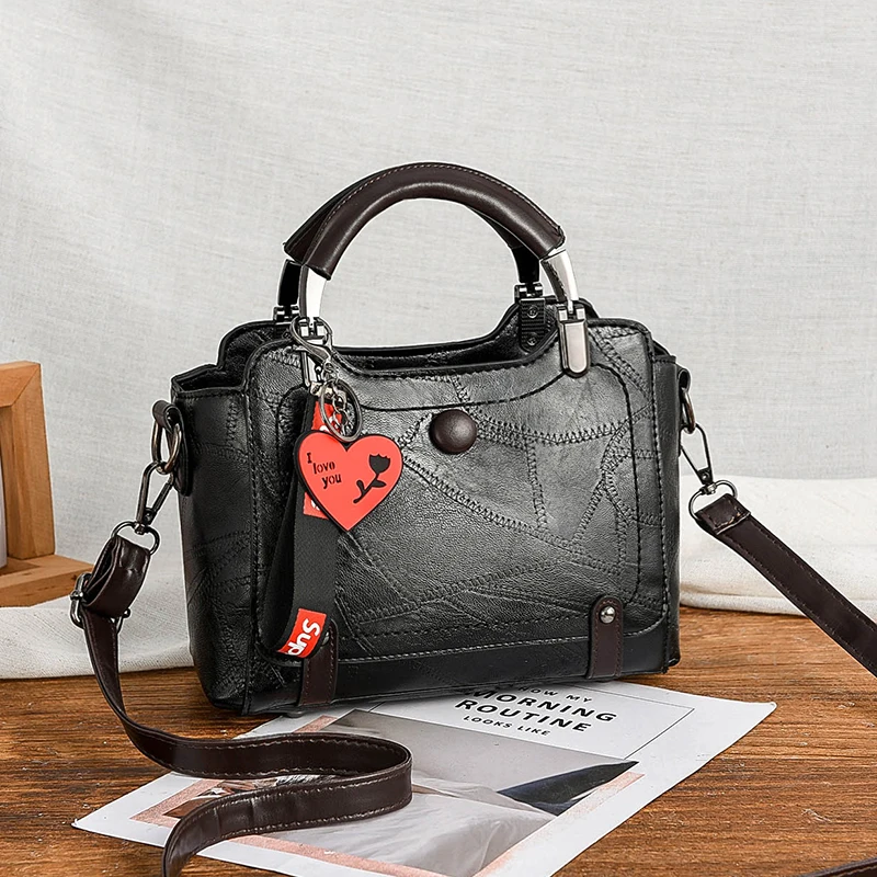 

freein Fashion Split Leather Small Flap Shoulder Bags Luxury Handbags Women Bags Designer High Quality Female Crossbody Bags