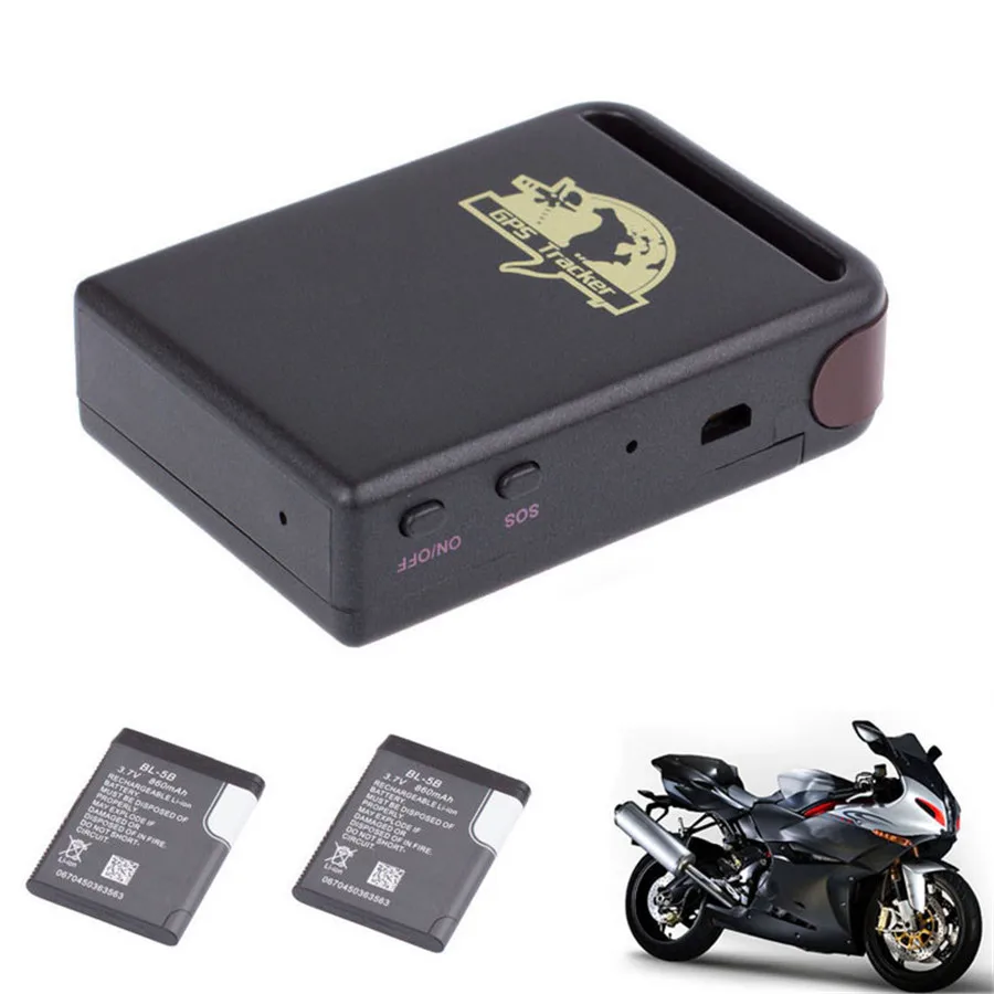 TK102 GPS/GSM/GPRS трекер мини устройство слежения за автомобилем + 2 аккумулятора