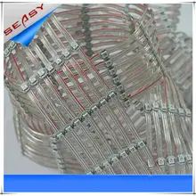 100 шт WS2811 Светодиодный модуль пикселей с проводными кабелями SMD5050 RGB WS2811 встроенный контроль