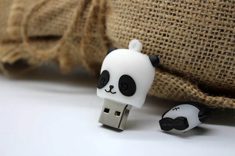 Panda usb флэш-накопитель 64 ГБ 32 ГБ 16 ГБ usb флэш-накопитель 4 ГБ 8 ГБ флеш-накопитель милое животное панда карта памяти флешка