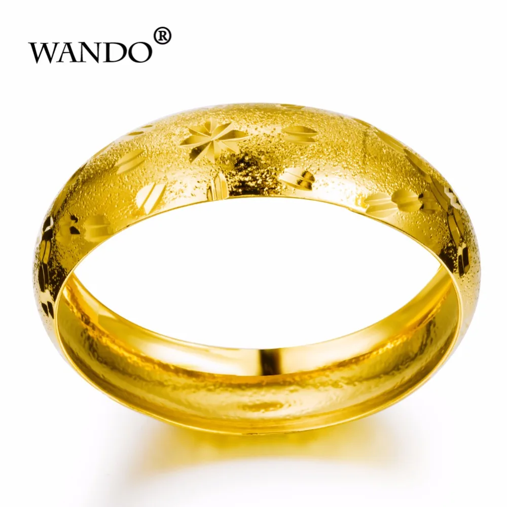 Wando золотой цвет браслеты для женщин Свадебный Узор ювелирное изделие