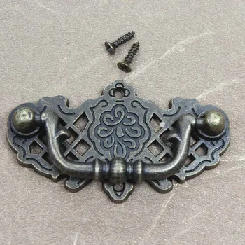 

good cheaper vintage shaky furniture handle bronze drawer cabinet small pull knob antique brass decorate box medical box handle