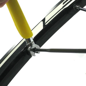

Super B TB-5519 spoke wrench spanner tools with Comfortable handle two-sided fits For Mavic 7mm intergrated nipples and hub