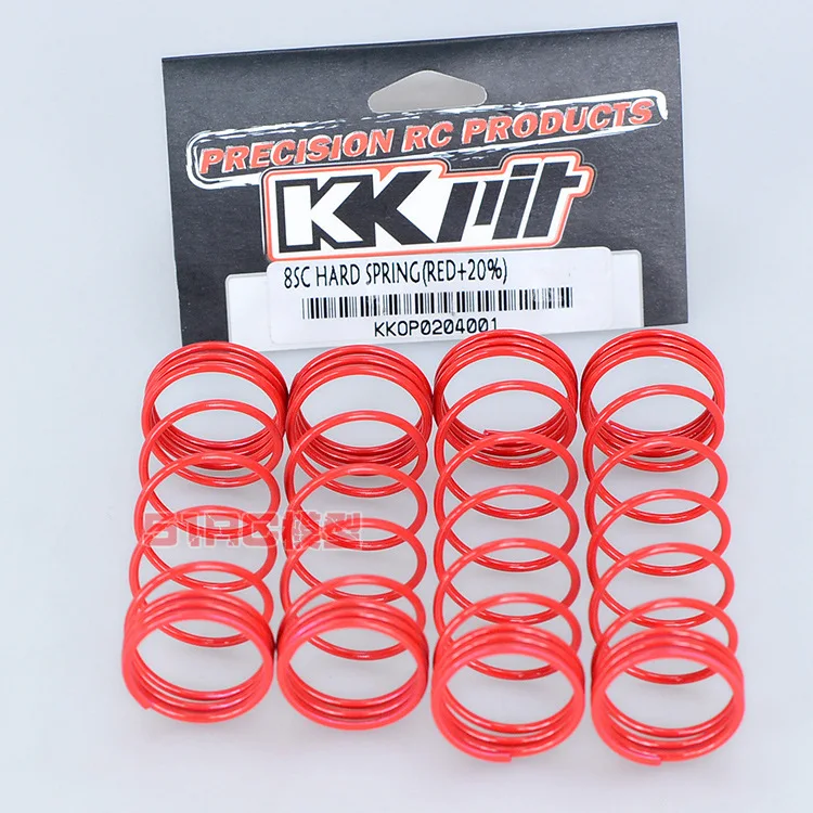 

KKPIT HOBAO/OFNA 10SC/TT/8SC/H9 STAR/ST PRO/MT/SS/VS Optional upgrade 20% Hardness Enhancer Shock absorber spring