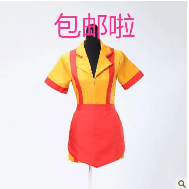 2 Broke Girls Max Black Caroline Channing Wa Waitress Dress Cosplay Costume |