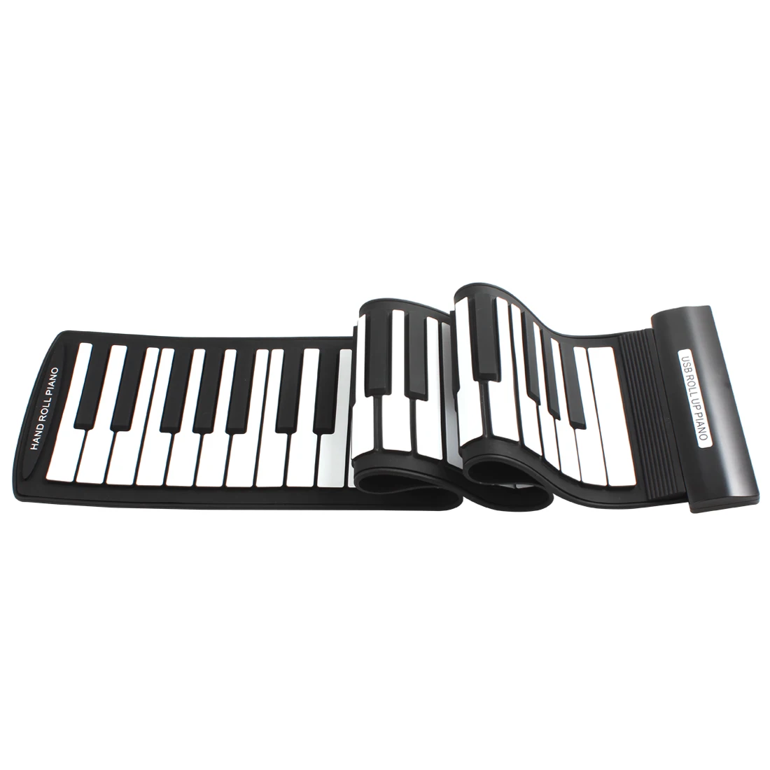 KONIX MD61 Черный Гибкие 61 клавиши Профессиональный миди клавиатуры Электронный Roll Up пианино для детей