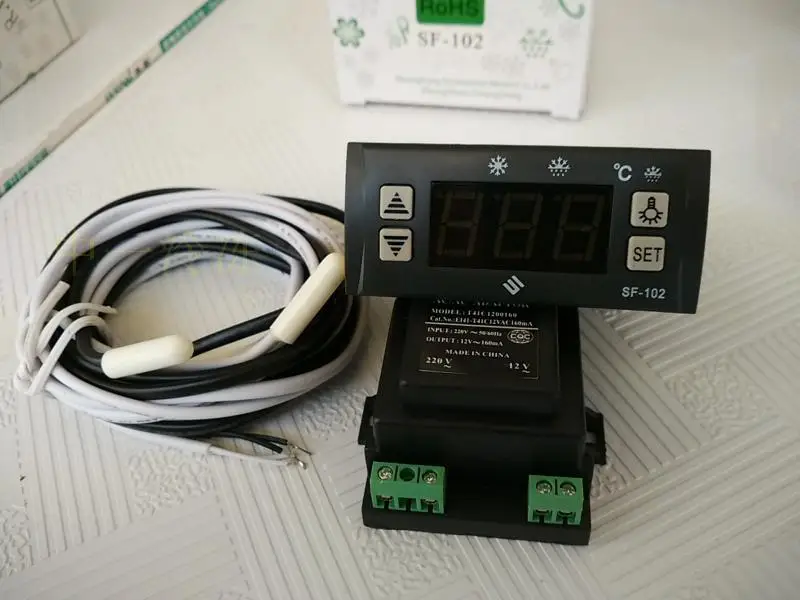 

SF-102 electronic temperature controller temperature controller lights defrost freezer refrigerator temperature controller