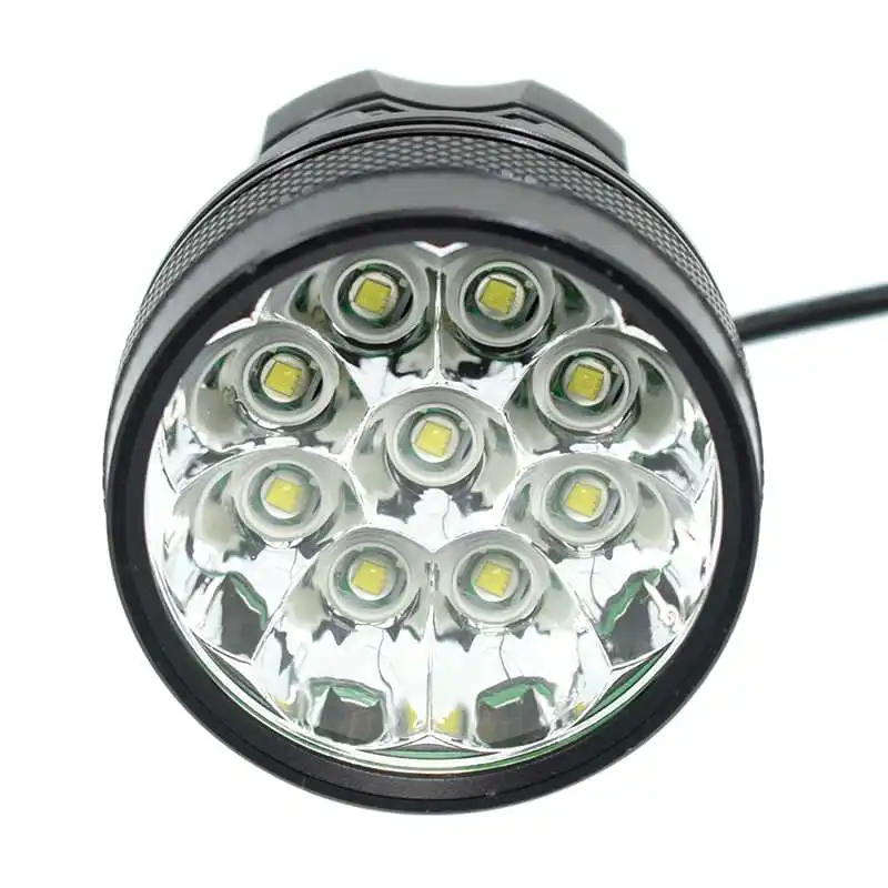 WasaFire водонепроницаемый алюминиевый велосипедный светильник 15000лм 9* XML U2 светодиодный велосипедный фонарь 9600 мАч Зарядное устройство велосипедный передний головной светильник