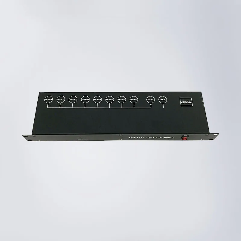 

8ways DMX signal distributor DMX controller DMX512 digital signal input 8ch signal output control