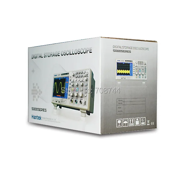 Автоматические измерения 200 МГц 1GSa/s 7 'TFT LCD длина записи 24K DSO5202P 2 канала цифровой