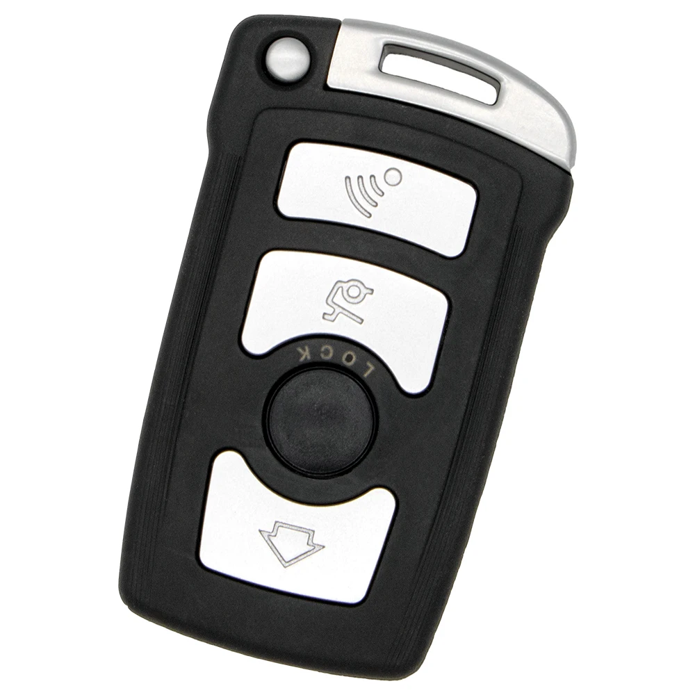 

WhatsKey 4 Button Smart Key Shell Remote Key Fob Case For BMW 7 Series E65 E66 E67 E68 745i 745Li 750 750i 750Li 760i With Logo
