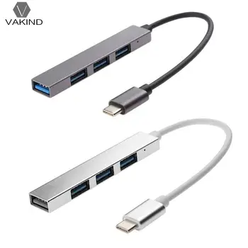 

Mini USB-C HUB Type-C to 4 Port USB2.0 HUB OTG Adapter Hign Speed Converter Splitter Laptop Accessories for Macbook Pro