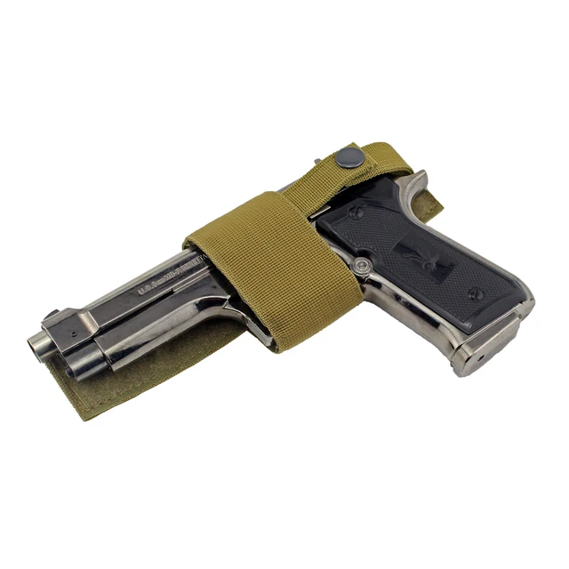 Tactical Hunting Gun Holster Universal Adjustable Pistol Holster With Hook Loop Botton Snap Closure for Handguns Nylon Gun bag 2