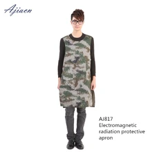 Новое поступление электромагнитного излучения защитный фартук лаборатории и электростанции с защитой от ЭМП двухсторонний Длинный жилет
