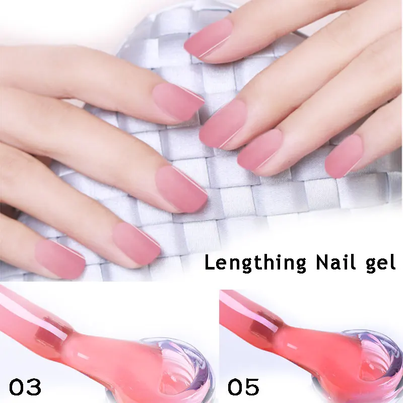 

Lghzlink 3 Color Acrylate Builder Gel varnish Nail polish For Nail Extension UV Gel Clear Pink Camouflage lacquer manicure