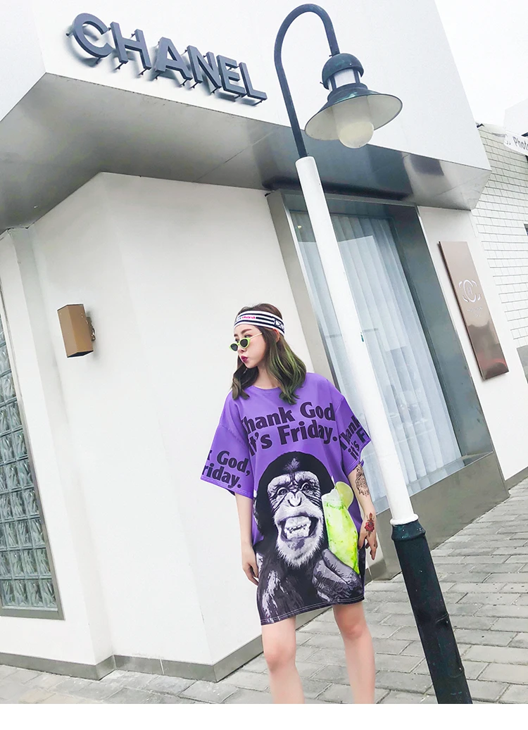 LORDXX-Funny-Tshirt-women-Purple-Top-Monkeys-Tee-shirt-femme-2018-New-Fashion-Big-size-women-clothes-Long-tee-shirt-femme-7