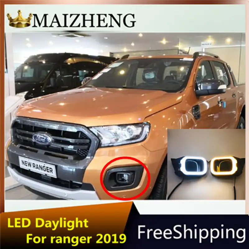 For Ford Ranger T8 2019 Led Drl Daylight Car Light Headlamp