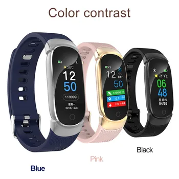

QW16 Smart Watch Sports Fitness Activity Heart Rate Tracker Blood Pressure Watch Multi-functional Fitness Tracker 40AP02