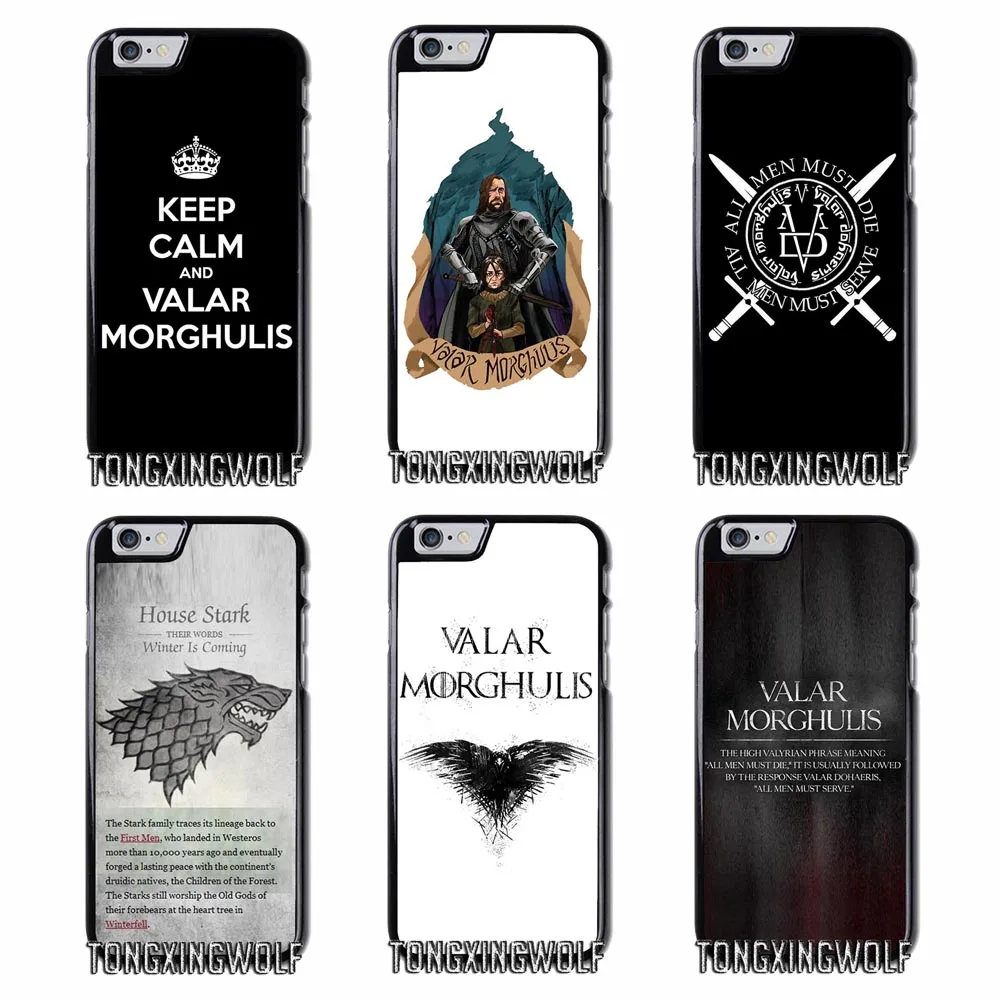 Valar Morghulis Game Of Thrones Cover Case for iPhone Samsung 4S 5S SE 6S 7 8 XR XS Max Note 9 S5 S6 S7 Edge S8 S9 S10 Plus Lite | Мобильные