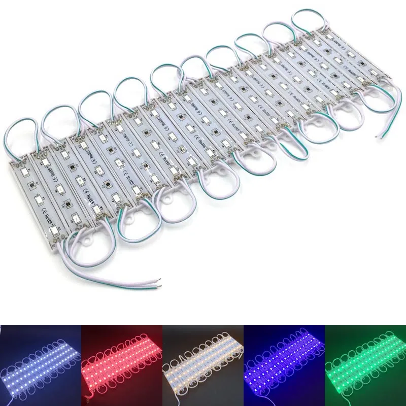 100 шт./лот 12 В светодиодный модуль 5730SMD водонепроницаемые светодиодные индикаторы