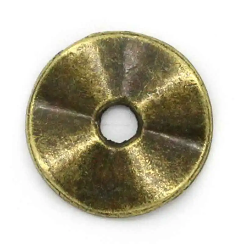 

2019 Hot 100PCs Metal Spacer Beads Round Bronze Tone 10mm( 3/8")Dia. For Jewelry Making For Jewelry Making