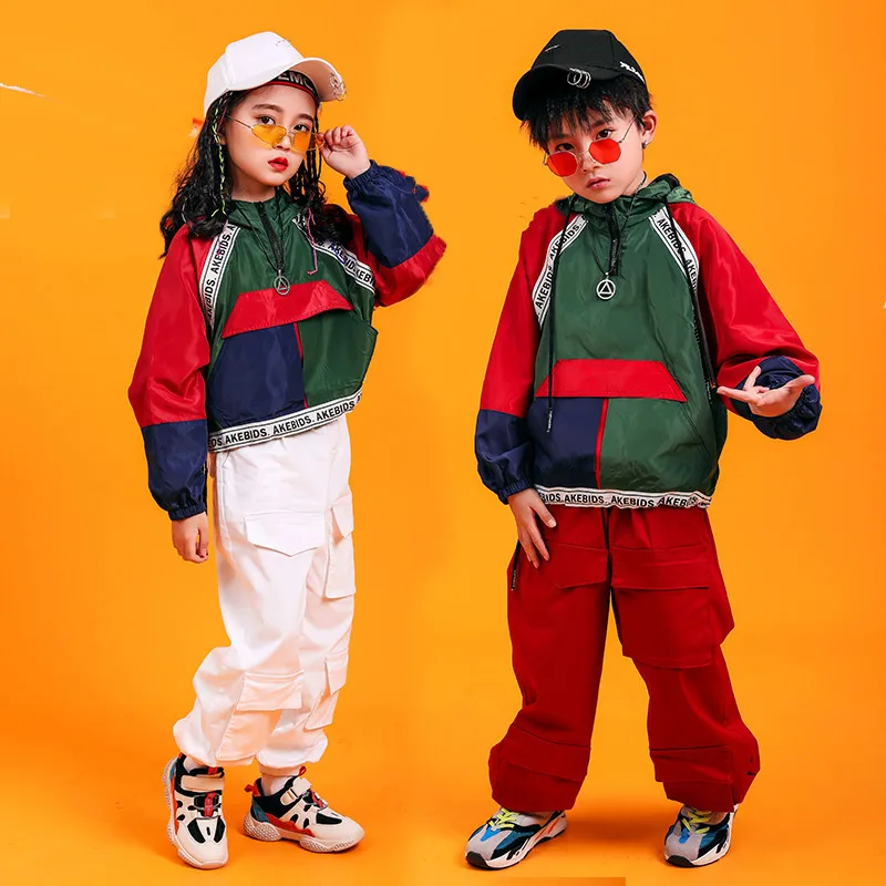 Children's clothing for boys 2019 New Arrival Spring Autumn long Sleeve patchwork hip hop hoodies kids costume toddler boy (3)