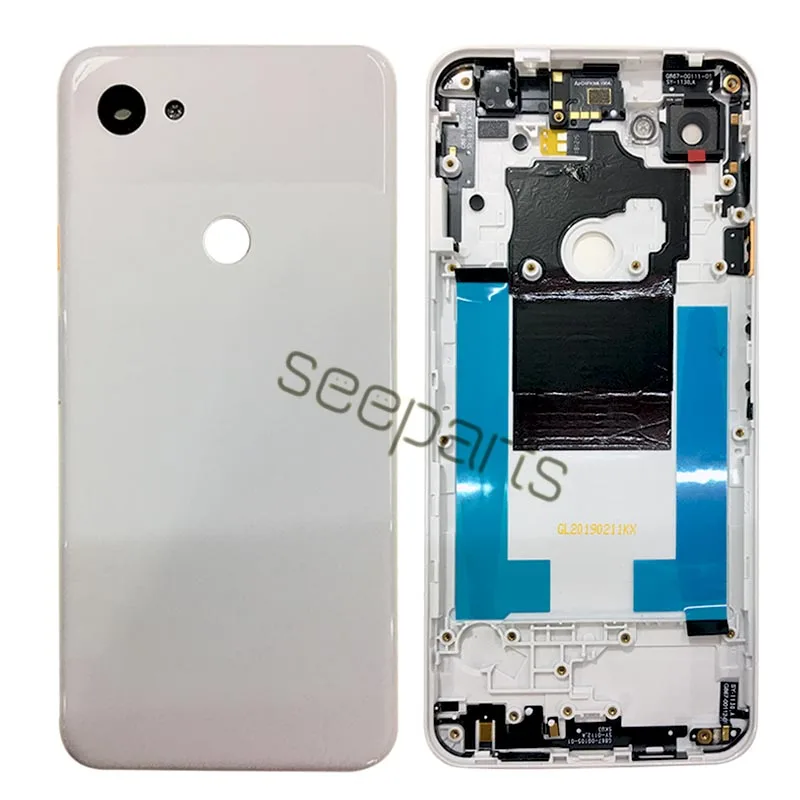 Oringinal For Google Pixel 3a XL Battery Cover Door Back Housing Rear Case For Google Pixel 3