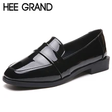 HEE GRAND/Новинка года; Туфли-оксфорды на платформе; женские повседневные лоферы с квадратным носком; женская обувь с перфорацией типа «броги»; Низкие туфли без каблуков; XWD6761