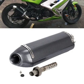 

1pcs Motorcycle Exhaust Muffler SC GP Escape Exhaust Mufflers Carbon Fiber Exhaust Pipe For Yamaha Honda KTM Kawasaki
