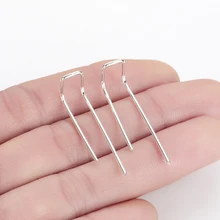 Todorova, ручная работа, Двойные серьги для пирсинга, Threader, два отверстия, серьги для женщин, Асимметричная Длина, штапельные серьги