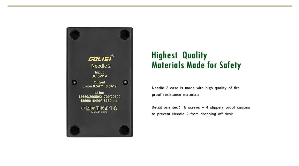 Golisi Needle 2 Smart USB Charger-3