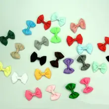 100 шт Разноцветные банты из бутика для девочек с клипсы Прямая