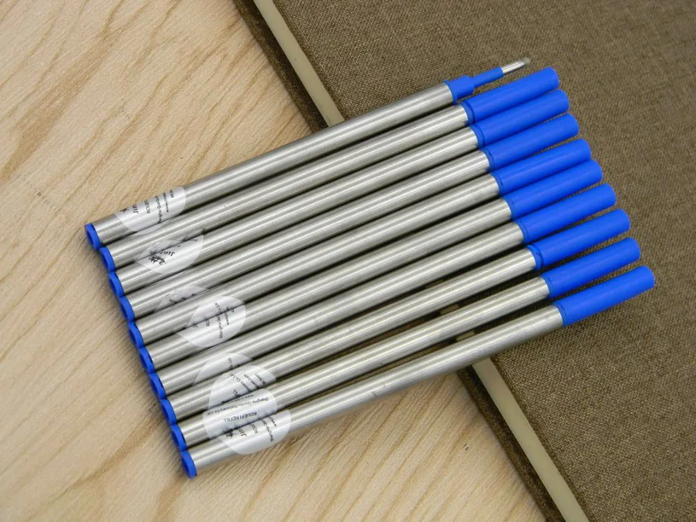 10Pcs 0.5mm//0.7mm JINHAO Straight Advance Roller Ball Pen Ballpoint Refill