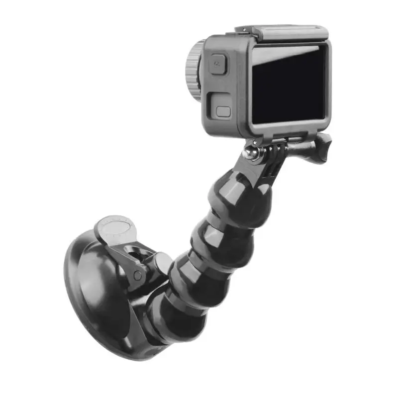 

Black Car Bracket Holder Suction Cup Mount Adapter Driving Recorder Ball Head Tripod for DJI Osmo Pocket Action Camera Accessor