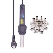 Жидкокристаллический дисплей регулируемый электронный нагрев фен для волос паяльная станция 9 сопла 8018 ЖК-дисплей+ IC SMD BGA 8858 E