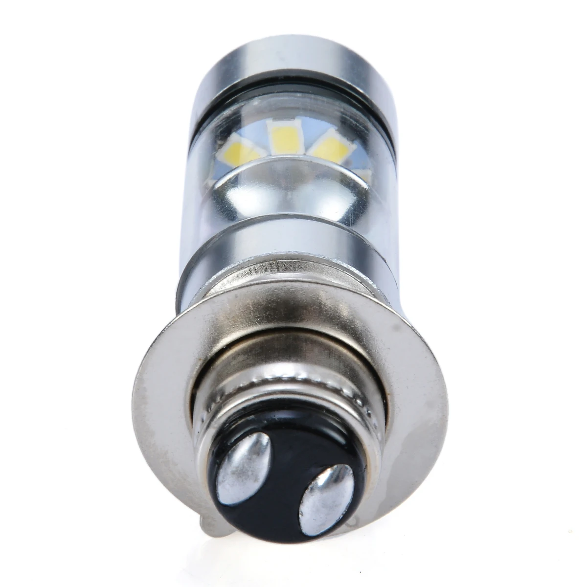 1PCS H6 Motorcycle Fog Light BA20D 2323 LED 100W DC 12V Motorbike DRL Daytime Running Lamp Bulb Super Bright White 6000K