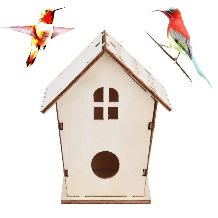 

wooden bird house DIY Nest Dox Nest House Bird House Bird Box Wooden Box dropship 18may25