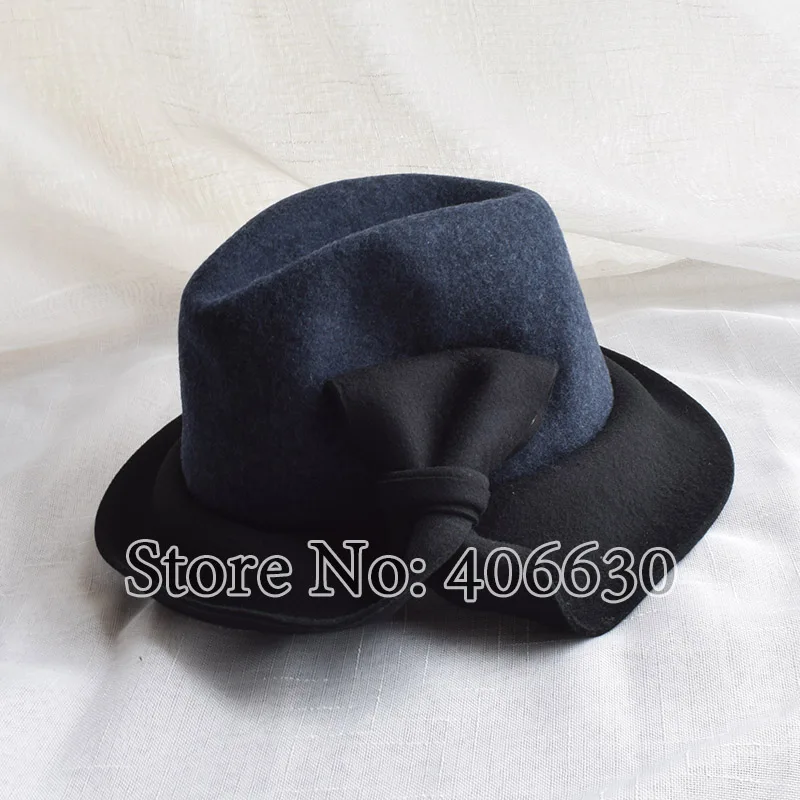 Женская фетровая шляпа в стиле пэчворк из 100% шерсти|felt fedora hats|wool felt hatfedora hat |