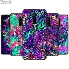 Mandala sunflower mandala Black Case for Oneplus 7 7 Pro 6 6T 5T Soft Cover Shell for Oneplus 7 7Pro Silicone Phone Case