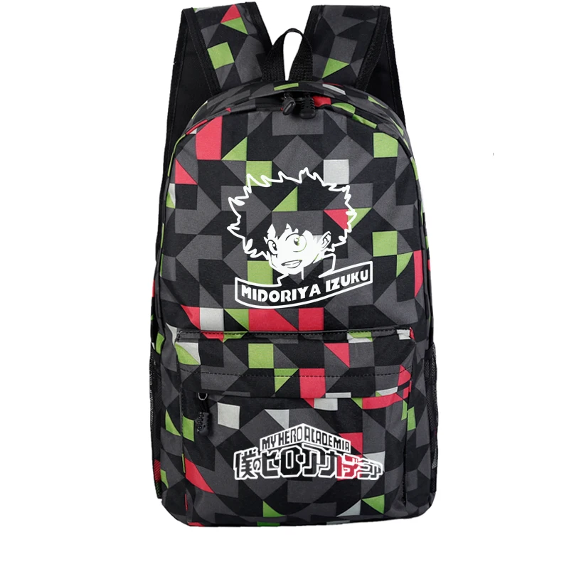 Аниме Boku no Hero Academia рюкзак подростковые школьные сумки Izuku Midoriya Bakugou катсуки рюкзаки
