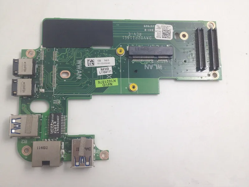 Для Dell 14R N4110 аудио USB порт Ethernet LAN плата CN-0HGYV2 0HGYY2 HGYY2 DAV02PI16E0 DAV02PI16E1 | Компьютеры и