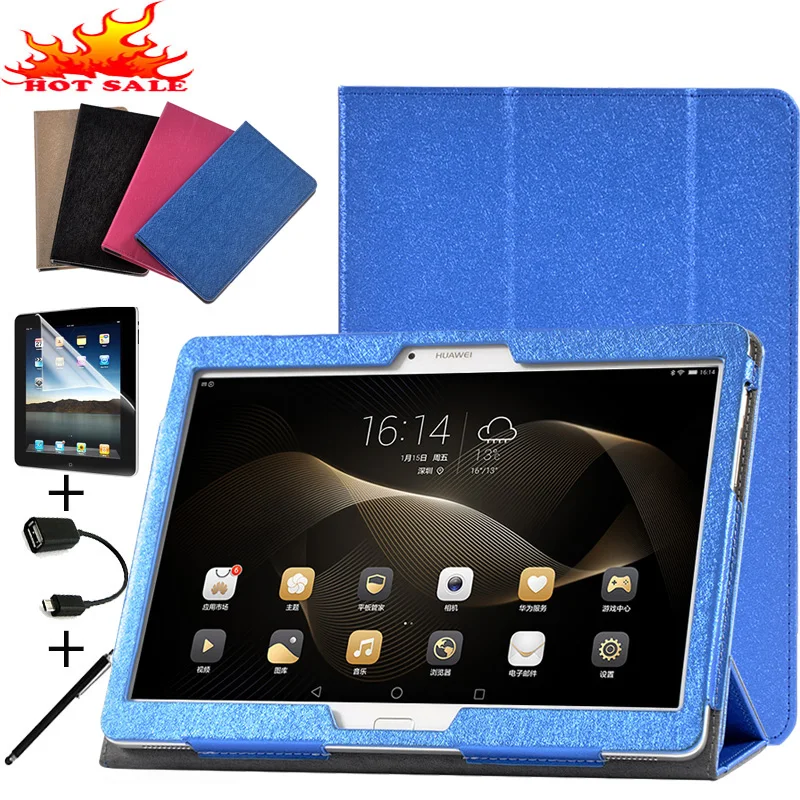 

Original Case Cover For Huawei MediaPad M2 10.0 M2-A01W M2-A01L 10.1" Tablet Leather Stand Flip Case Magnetic Protective Cover