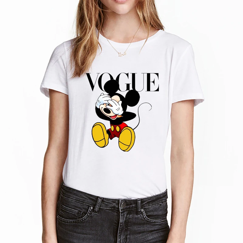 

Shy Hand Eyes Mickey Harajuku T Shirt Aesthetic Women Vogue White Summer Kawaii Tops Graphic Tees Clothes Plus Size Streetwear